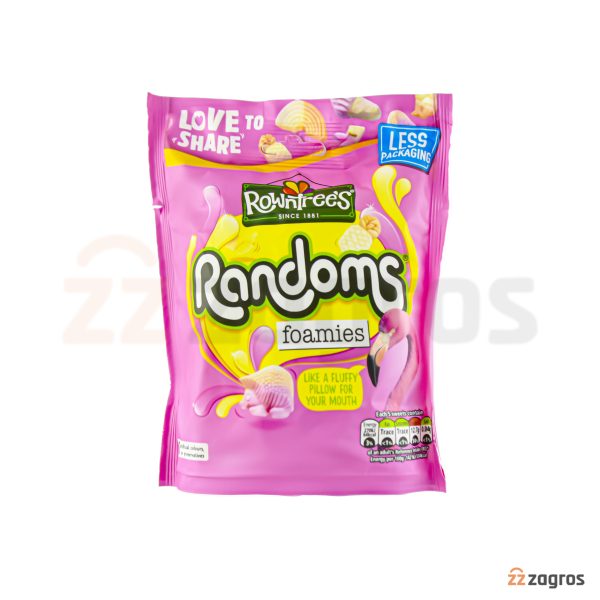 پاستیل توت فرنگی و بستنی راونتریز مدل Randoms Foamies وزن 140 گرم