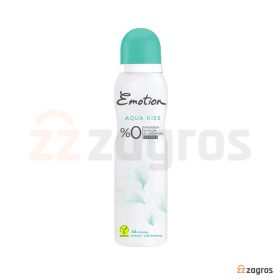 اسپری دئودورانت زنانه ایموشن مدل Aqua Kiss حجم 150 میل اسپری دئودورانت زنانه ایموشن مدل Aqua Kiss حجم 150 میل