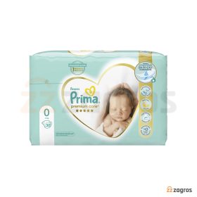 پوشک بچه پریما سایز 0 مدل Premium Care بسته 30 عددی