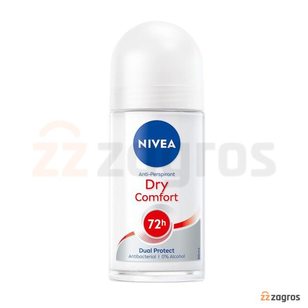 رول ضد تعریق زنانه آنتی باکتریال نیوآ مدل Dry Comfort حجم 50 میل