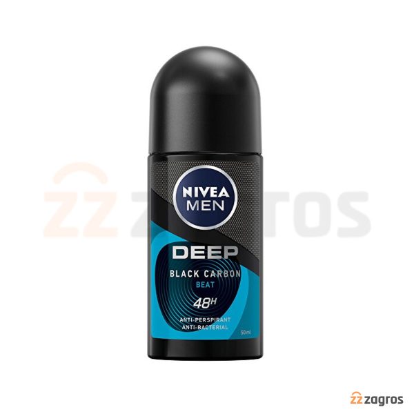 رول ضد تعریق مردانه نیوآ مدل Deep Black Carbon Beat حجم 50 میل