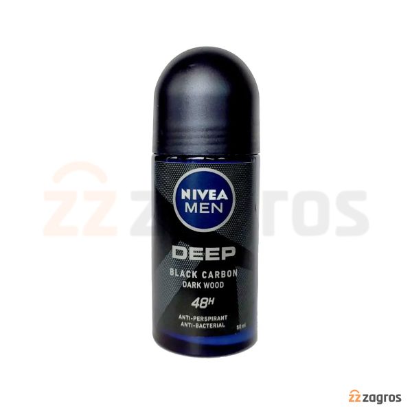 رول ضد تعریق مردانه نیوآ مدل Deep Black Carbon حجم 50 میل