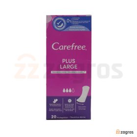 پد روزانه Carefree مدل Plus Large سایز خیلی بزرگ بسته 20 عددی