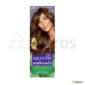 کیت رنگ مو ولا کلستون سری Naturals شماره 6.0 پایه رنگ کاراملی تیره