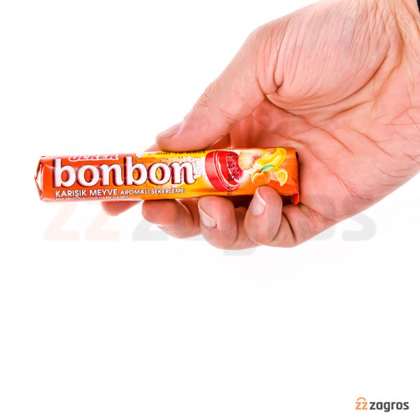 آبنبات اولکر با طعم میوه های مختلف مدل Bonbon بسته 10 عددی