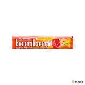 آبنبات اولکر با طعم میوه های مختلف مدل Bonbon بسته 10 عددی