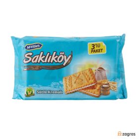 بیسکویت اولکر با کرم شیری مدل Saklikoy وزن 264 گرم بیسکویت اولکر با کرم شیری مدل Saklikoy وزن 264 گرم