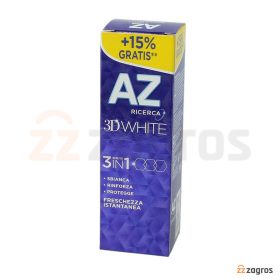 خمیر دندان سفید کننده 3 در 1 AZ Ricerca مدل 3D White Frezchezza Istantanea  حجم 75 میل