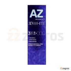 خمیر دندان سفید کننده 3 در 1 AZ Ricerca مدل 3D White Frezchezza  حجم 75 میل