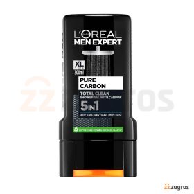 شامپو سر و بدن 5 در 1 مردانه لورآل مدل Pure Carbon حجم 300 میل شامپو سر و بدن 5 در 1 مردانه لورآل مدل Pure Carbon حجم 300 میل