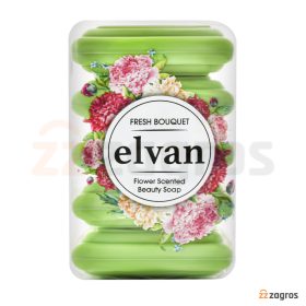 صابون الوان Elvan مدل Fresh Bouquet بسته 5 عددی