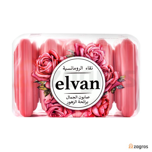 صابون الوان Elvan مدل Pure Romance بسته 5 عددی