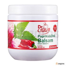 ژل ماساژ فارماسی Dr.C.Tuna مدل Soothing حاوی بالم پاپریکا و پودر چیلی 500 میل