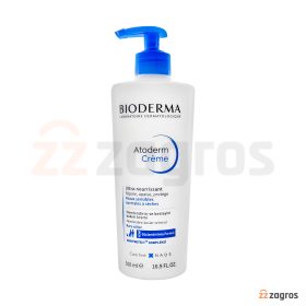 کرم مرطوب کننده و تغذیه کننده بایودرما مدل Atoderm creme مناسب پوست خشک 500 میل