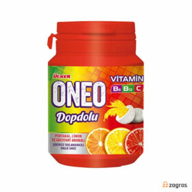 آدامس Oneo دراژه بدون شکر اولکر با طعم پرتقال، لیمو و گریپ فروت 48 گرم