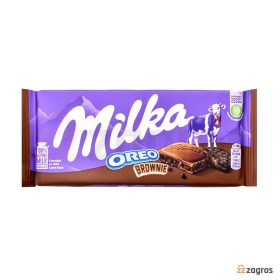 شکلات میلکا حاوی تکه های بیسکوییت شکلاتی اورئو 100 گرم