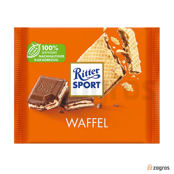 شکلات ویفری ریتر اسپرت Ritter Sport وزن 100 گرم