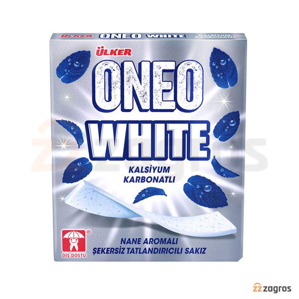 آدامس Oneo بدون شکر اولکر مدل White طعم نعناع 31 گرم