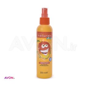 اسپری بازکننده گره موی کودک آون Naturals Kids ضد سوزش و با رایحه انبه 200 میل