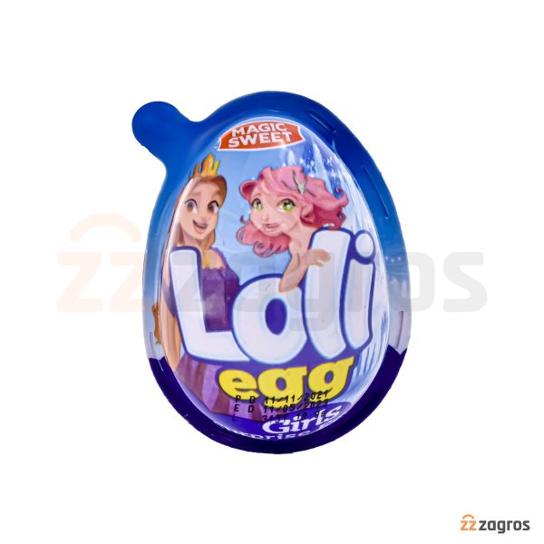 تخم مرغ شانسی شکلاتی Magic Sweet مدل Loli Egg