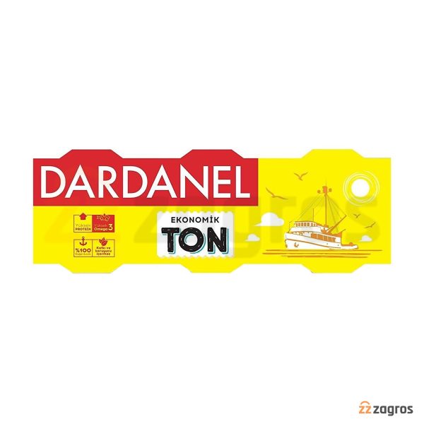 تن ماهی داردانل Dardanel بسته 3 عددی