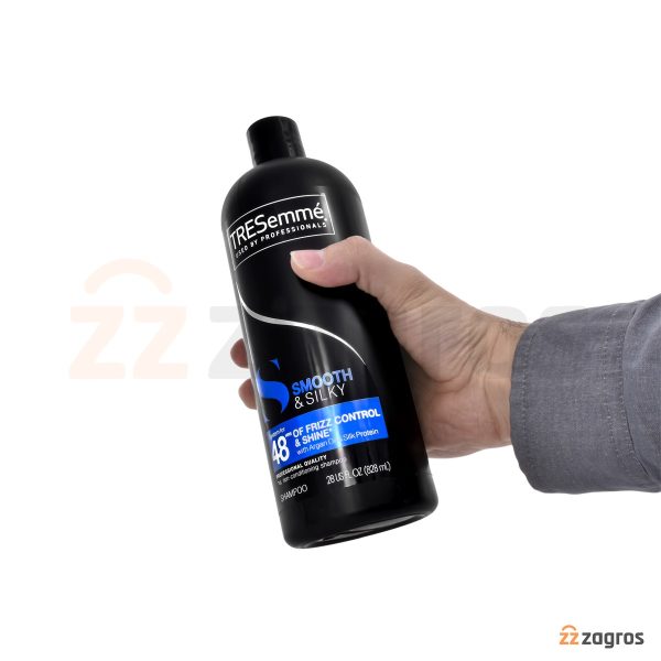 شامپو ترزمه مدل Smooth & Silky حاوی روغن آرگان و پروتئین ابریشم 828 میل