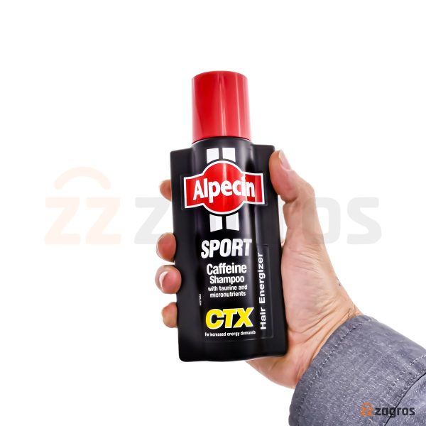 شامپو کافئین آلپسین مدل Ctx Sport حجم 250 میل