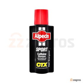 شامپو ضد ریزش مو کافئین آلپسین مدل Ctx Sport حجم 250 میل