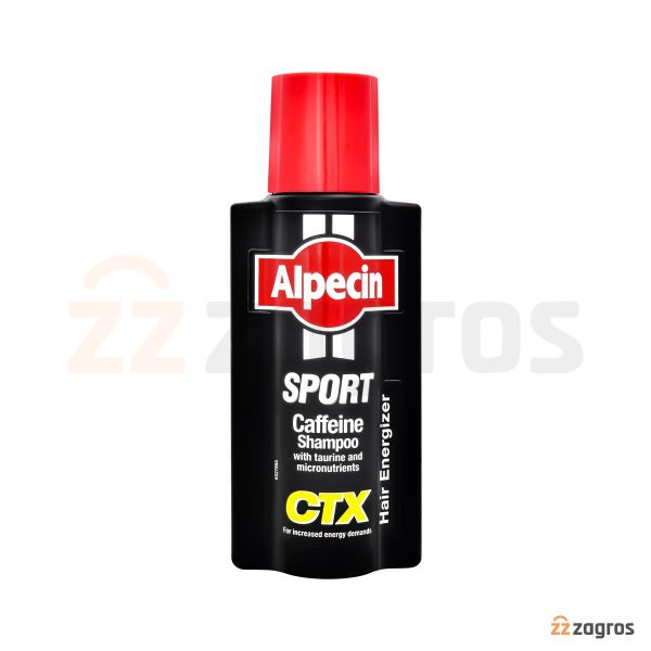 شامپو کافئین آلپسین مدل Ctx Sport حجم 250 میل