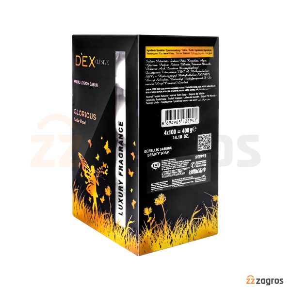 صابون کرمی دکس Clusive سری Luxury Fragrance مدل Glorious وزن 400 گرم