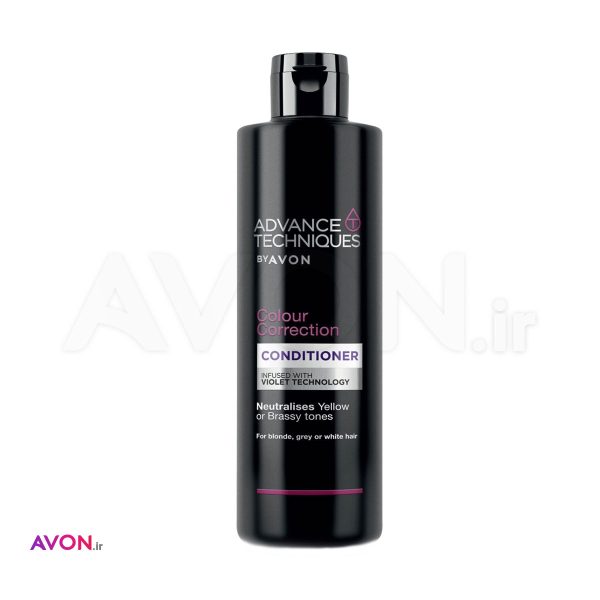 نرم کننده ضد زردی مو آون Advance Techniques مدل Color Correction حجم 250 میل