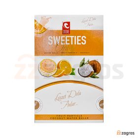 ویفر توپی نارگیلی Oddie سری Sweeties حاوی تکه‌ های پرتقال 500 گرم