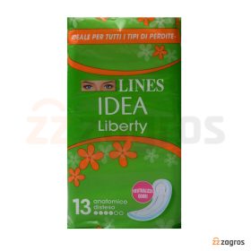 نوار بهداشتی لاینز مدل Idea Liberty بسته 13 عددی