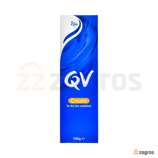 کرم مرطوب کننده کیووی QV مناسب پوست خشک 100 گرم