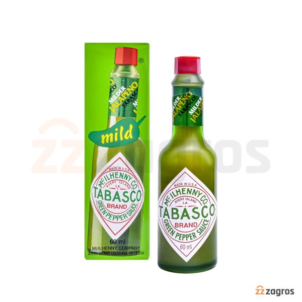 سس فلفل سبز ملایم تاباسکو Tabasco حجم 60 میل