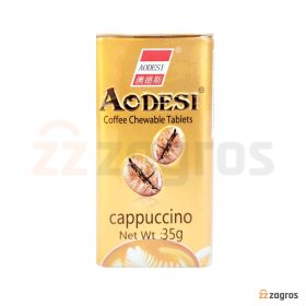 قرص خوشبو کننده دهان آئودسی Aodesi با طعم کاپوچینو 35 گرم