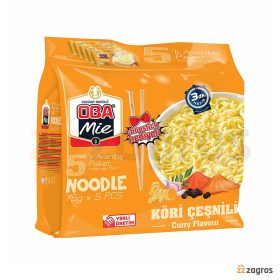 نودل Oba Mie با چاشنی کاری بسته 5 عددی