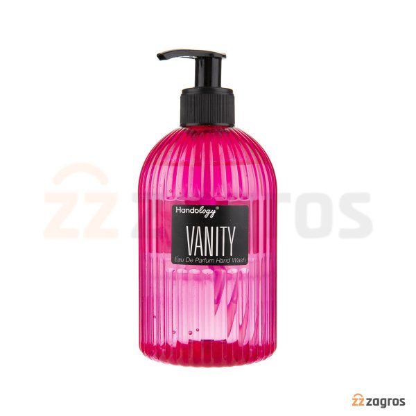 مایع دستشویی پرفیوم هندولوژی مدل Vanity با رایحه چوبی و میوه ای 470 میل