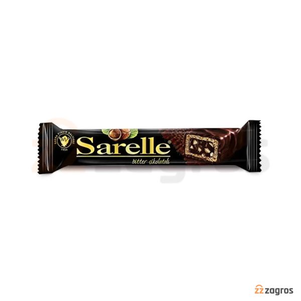 ویفر Sarelle با مغز فندق و روکش شکلات تلخ 33 گرم