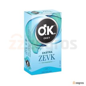 کاندوم Okey مدل Ekstra Zevk بسته 12 عددی