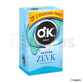 کاندوم Okey مدل Ekstra Zevk بسته 20 عددی