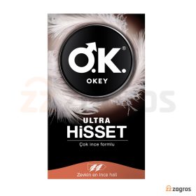 کاندوم Okey مدل Ultra Hisset بسته 10 عددی