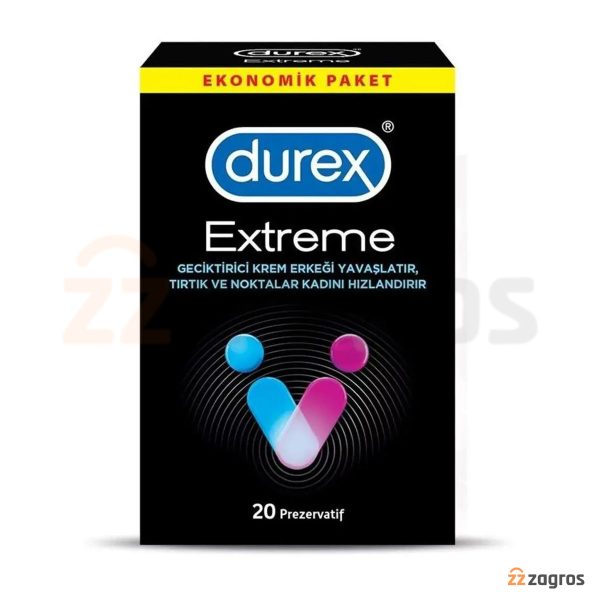 کاندوم تاخیری دورکس مدل Extreme بسته 20 عددی