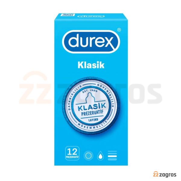 کاندوم دورکس مدل Klasik Prezervatif بسته 12 عددی
