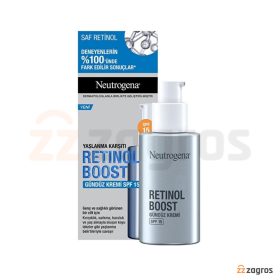 کرم روز ضد پیری نوتروژینا سری Retinol Boost با SPF15 حجم 50 میل