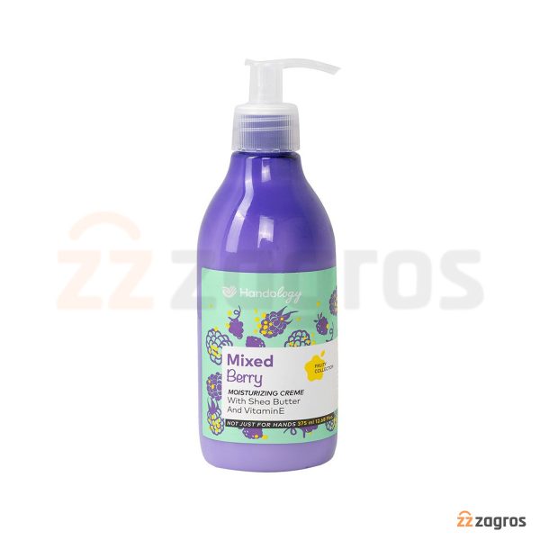 کرم مرطوب کننده پوست هندولوژی مدل Mixed Berry حاوی ویتامین E حجم 375 میل