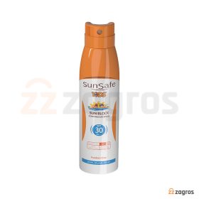 اسپری ضد آفتاب کودک سان سیف SPF30 حجم 150 میل