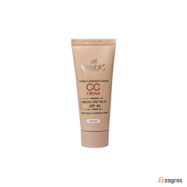 سی سی کرم سینره Spf40 رنگ متوسط مناسب انواع پوست 40 میل