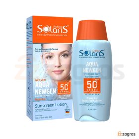 لوسیون ضد آفتاب آکوا نیوژن سولاریس آردن +SPF50 بی رنگ مناسب انواع پوست 100 میل