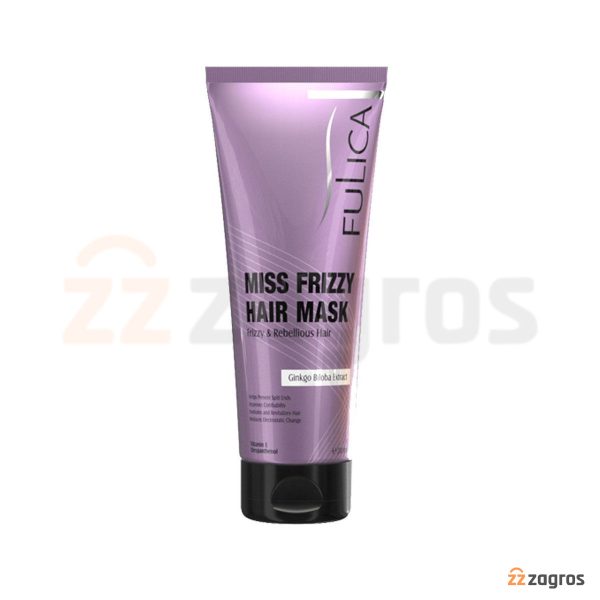 ماسک مو فولیکا مدل Miss Frizzy حاوی عصاره جینکو بایلوبا مناسب موهای شکننده و وز 200 میل